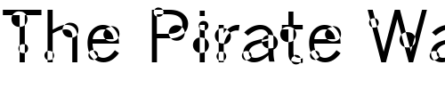 Font : Dot-Your-Eyes Custom Text : The Pirate Way Test your own text here Click to download or to view this font on a tshirt that can be custom printed in Bali