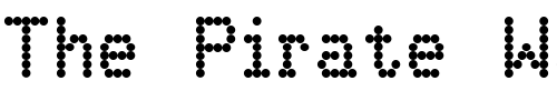 Font : DotMatrix-OneRegular Custom Text : The Pirate Way Test your own text here Click to download or to view this font on a tshirt that can be custom printed in Bali