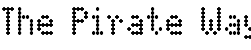 Font : DotMatrix-TwoNarrow Custom Text : The Pirate Way Test your own text here Click to download or to view this font on a tshirt that can be custom printed in Bali