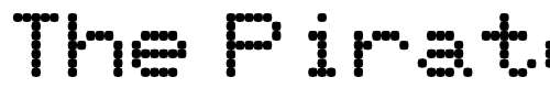 Font : Dots-OK Custom Text : The Pirate Way Test your own text here Click to download or to view this font on a tshirt that can be custom printed in Bali