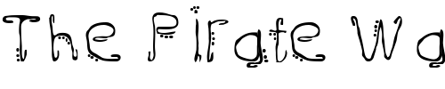 Font : Doublejoint Custom Text : The Pirate Way Test your own text here Click to download or to view this font on a tshirt that can be custom printed in Bali