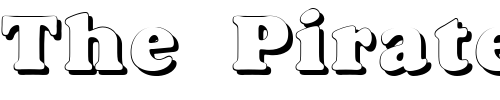 Font : Dover-Shadow Custom Text : The Pirate Way Test your own text here Click to download or to view this font on a tshirt that can be custom printed in Bali