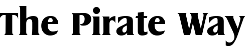 Font : Dragon-ExtraBold Custom Text : The Pirate Way Test your own text here Click to download or to view this font on a tshirt that can be custom printed in Bali
