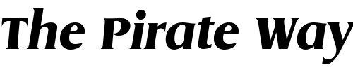Font : Dragon-Serial-Heavy-RegularItalic Custom Text : The Pirate Way Test your own text here Click to download or to view this font on a tshirt that can be custom printed in Bali