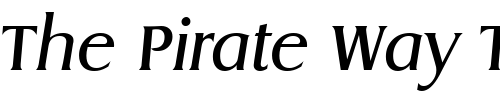Font : Dragon-Serial-RegularItalic-DB Custom Text : The Pirate Way Test your own text here Click to download or to view this font on a tshirt that can be custom printed in Bali