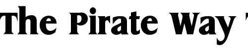 Font : DragonLH-Bold Custom Text : The Pirate Way Test your own text here Click to download or to view this font on a tshirt that can be custom printed in Bali