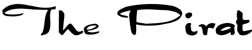 Font : DragonWick-Bold Custom Text : The Pirate Way Test your own text here Click to download or to view this font on a tshirt that can be custom printed in Bali