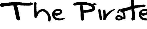 Font : Dragongirl-Meander Custom Text : The Pirate Way Test your own text here Click to download or to view this font on a tshirt that can be custom printed in Bali