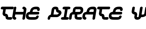 Font : Dream-machine Custom Text : The Pirate Way Test your own text here Click to download or to view this font on a tshirt that can be custom printed in Bali