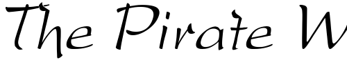 Font : DreamerOne-Italic Custom Text : The Pirate Way Test your own text here Click to download or to view this font on a tshirt that can be custom printed in Bali
