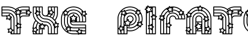 Font : Dreamland-Stars Custom Text : The Pirate Way Test your own text here Click to download or to view this font on a tshirt that can be custom printed in Bali