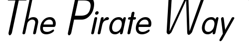 Font : Dreamspeak-Italic Custom Text : The Pirate Way Test your own text here Click to download or to view this font on a tshirt that can be custom printed in Bali