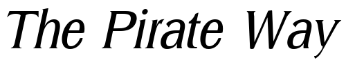 Font : DresselLight-Italic Custom Text : The Pirate Way Test your own text here Click to download or to view this font on a tshirt that can be custom printed in Bali