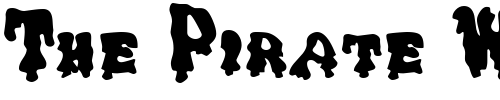 Font : DrippingGoo Custom Text : The Pirate Way Test your own text here Click to download or to view this font on a tshirt that can be custom printed in Bali