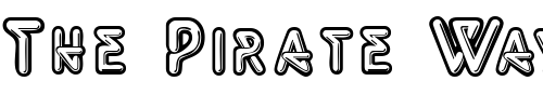 Font : DriveInOutlineSCapsSSK Custom Text : The Pirate Way Test your own text here Click to download or to view this font on a tshirt that can be custom printed in Bali