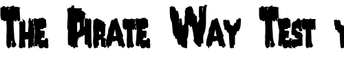 Font : DroopingPaintText56-Bold Custom Text : The Pirate Way Test your own text here Click to download or to view this font on a tshirt that can be custom printed in Bali