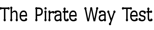 Font : Drummon-Narrow Custom Text : The Pirate Way Test your own text here Click to download or to view this font on a tshirt that can be custom printed in Bali
