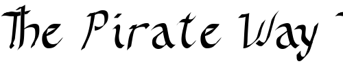Font : Drunken-Calligrapher Custom Text : The Pirate Way Test your own text here Click to download or to view this font on a tshirt that can be custom printed in Bali
