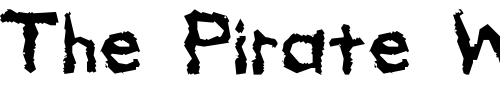Font : Drunker-sRB Custom Text : The Pirate Way Test your own text here Click to download or to view this font on a tshirt that can be custom printed in Bali