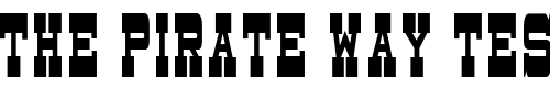 Font : Dry-Goods-Narrow-JL Custom Text : The Pirate Way Test your own text here Click to download or to view this font on a tshirt that can be custom printed in Bali