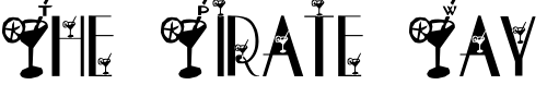 Font : Dry-Martini Custom Text : The Pirate Way Test your own text here Click to download or to view this font on a tshirt that can be custom printed in Bali