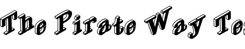 Font : DryGulchBlack Custom Text : The Pirate Way Test your own text here Click to download or to view this font on a tshirt that can be custom printed in Bali