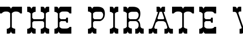 Font : Dryad Custom Text : The Pirate Way Test your own text here Click to download or to view this font on a tshirt that can be custom printed in Bali
