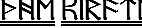 Font : Dwarf-Runes-2 Custom Text : The Pirate Way Test your own text here Click to download or to view this font on a tshirt that can be custom printed in Bali