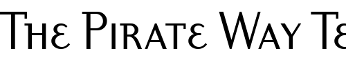 Font : DyadisSCITC-TT Custom Text : The Pirate Way Test your own text here Click to download or to view this font on a tshirt that can be custom printed in Bali