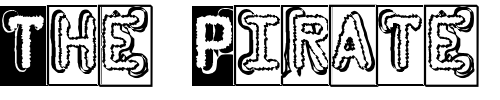 Font : Dymo-Grunge-Bubble Custom Text : The Pirate Way Test your own text here Click to download or to view this font on a tshirt that can be custom printed in Bali