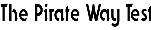 Font : DynastyCondensed-Regular Custom Text : The Pirate Way Test your own text here Click to download or to view this font on a tshirt that can be custom printed in Bali