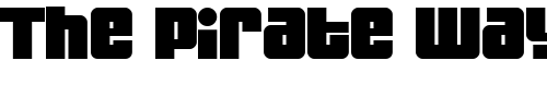 Font : Dynomite Custom Text : The Pirate Way Test your own text here Click to download or to view this font on a tshirt that can be custom printed in Bali