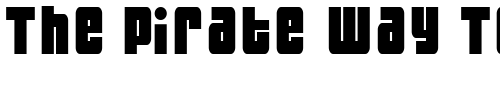 Font : Dynomite-Thin Custom Text : The Pirate Way Test your own text here Click to download or to view this font on a tshirt that can be custom printed in Bali