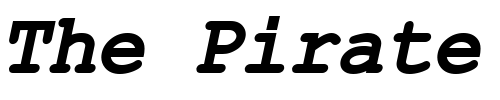 Font : ER-Kurier-1251-Bold-Italic Custom Text : The Pirate Way Test your own text here Click to download or to view this font on a tshirt that can be custom printed in Bali