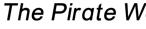 Font : ER-Univers-1251-Italic Custom Text : The Pirate Way Test your own text here Click to download or to view this font on a tshirt that can be custom printed in Bali