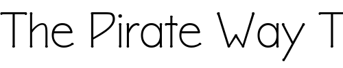 Font : EaglefeatherFormalLight Custom Text : The Pirate Way Test your own text here Click to download or to view this font on a tshirt that can be custom printed in Bali