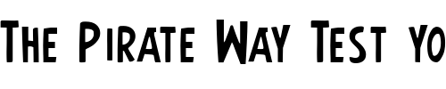 Font : Earth-s-Mightiest Custom Text : The Pirate Way Test your own text here Click to download or to view this font on a tshirt that can be custom printed in Bali