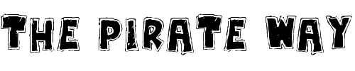Font : Earwax-Wit Custom Text : The Pirate Way Test your own text here Click to download or to view this font on a tshirt that can be custom printed in Bali