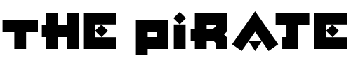Font : East-Bloc-ICG-Closed-Alt Custom Text : The Pirate Way Test your own text here Click to download or to view this font on a tshirt that can be custom printed in Bali