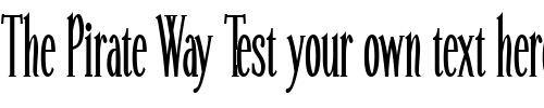 Font : Echelon-Condensed Custom Text : The Pirate Way Test your own text here Click to download or to view this font on a tshirt that can be custom printed in Bali