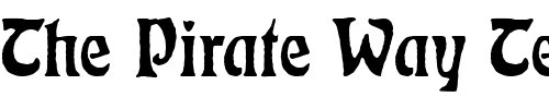 Font : EckmannAntD Custom Text : The Pirate Way Test your own text here Click to download or to view this font on a tshirt that can be custom printed in Bali