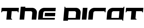 Font : Eclipser-Oblique Custom Text : The Pirate Way Test your own text here Click to download or to view this font on a tshirt that can be custom printed in Bali