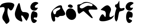 Font : EctoBlaster Custom Text : The Pirate Way Test your own text here Click to download or to view this font on a tshirt that can be custom printed in Bali