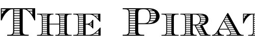 Font : EcuyerDAX Custom Text : The Pirate Way Test your own text here Click to download or to view this font on a tshirt that can be custom printed in Bali
