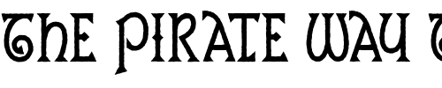 Font : Edda-Morgana-NF Custom Text : The Pirate Way Test your own text here Click to download or to view this font on a tshirt that can be custom printed in Bali
