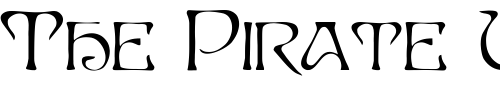 Font : EddaCaps Custom Text : The Pirate Way Test your own text here Click to download or to view this font on a tshirt that can be custom printed in Bali