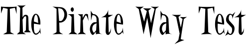Font : EddieFisher Custom Text : The Pirate Way Test your own text here Click to download or to view this font on a tshirt that can be custom printed in Bali