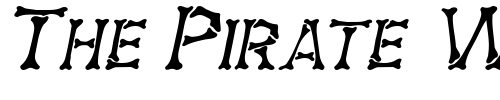 Font : Eddy-s-Bones-Extended-Italic Custom Text : The Pirate Way Test your own text here Click to download or to view this font on a tshirt that can be custom printed in Bali