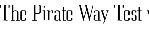 Font : Eden-Light Custom Text : The Pirate Way Test your own text here Click to download or to view this font on a tshirt that can be custom printed in Bali
