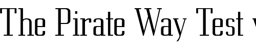 Font : EdenLight-Regular Custom Text : The Pirate Way Test your own text here Click to download or to view this font on a tshirt that can be custom printed in Bali